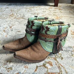 Vintage Montana Made Cowboy Boots